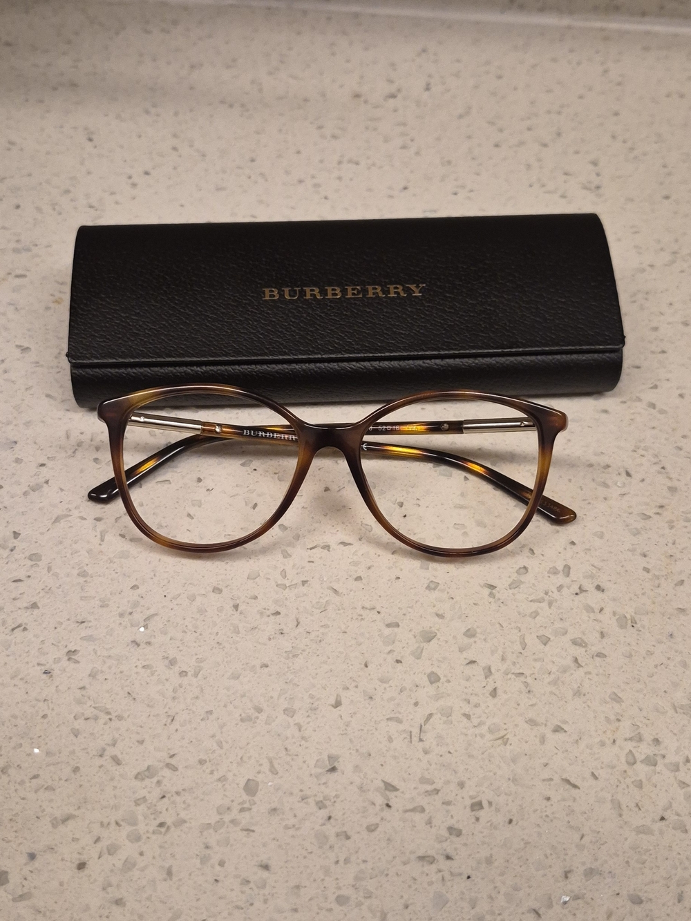 Burberry Men's Brown Tortoiseshell Optical Glasses